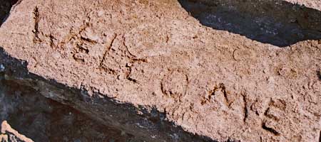 A message from the builders of the old lookout awaits hikers who discover the stairsteps that still remain