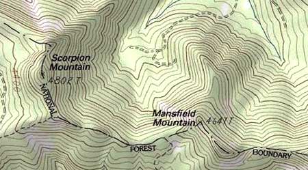 Scorpion Mountain, in the Bull of the Woods country south of Mount Hood, might just have been inspired by the real thing, after all..!