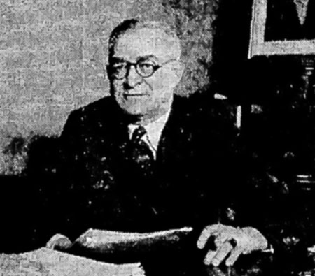 Guy W. Talbot as he appeared in 1933 on the front page of the Oregonian, announcing his retirement