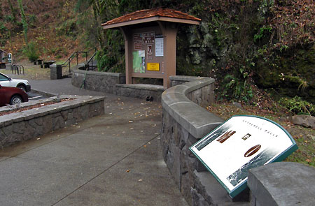 Oregon State Parks interpretive panels are showing out throughout the Gorge
