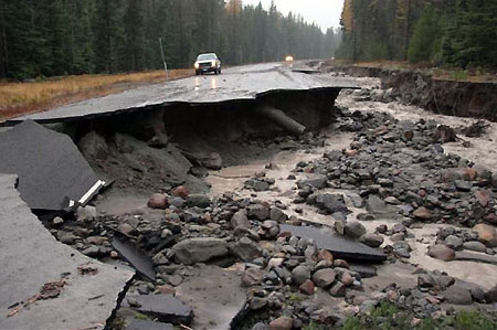Missed opportunity: photo of the 2006 Newton Creek Floods (USFS)