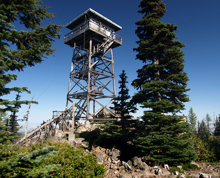 The remote Flag Point Lookout is still staffed in summer