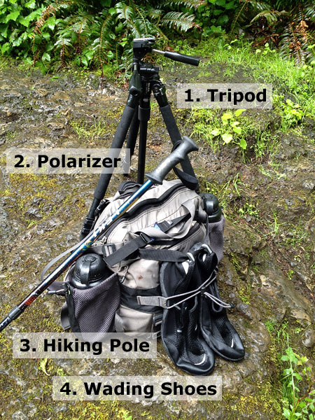 Packed for a trip to the middle of Eagle Creek