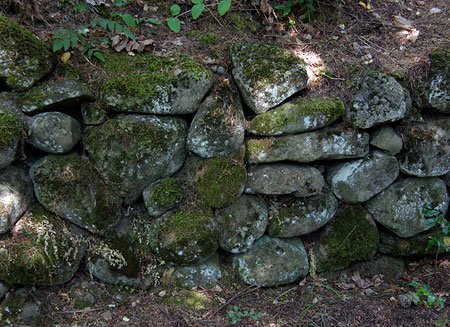 Historic retaining wall at Viento from the CCC era