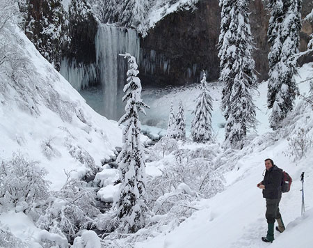 Brother-in-law David taking in the magic at Tamanawas