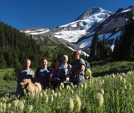 This group traveled from Olympia to visit Elk Cove