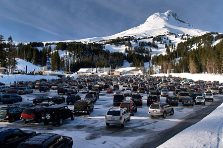 Mount Hood Meadows is seeking yet another overflow parking lot for the resort, its fourth, bringing the resort capacity over 3,500 vehicles