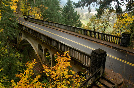 Samuel Lancaster's iconic bridge at Shepperd's Dell as it appears today