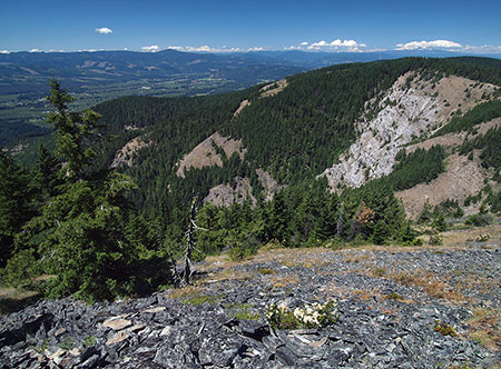 Badlands Basin sprawls against the northern foot of Shellrock Mountain