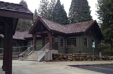 Visitor Center at the new Zigzag Ranger Station