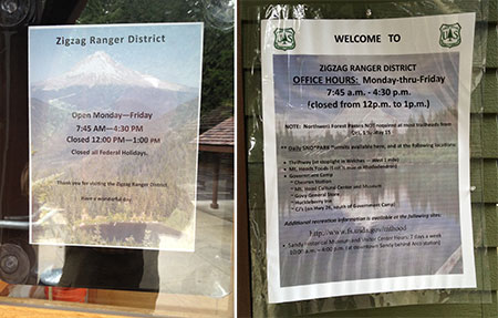 Tacky, tacky -- hopefully, the Zigzag Ranger District will give the new facility the quality informational and interpretive displays it deserves