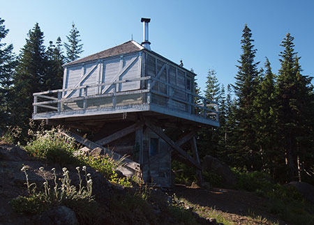 The Devils Peak lookout has apparently found favor with the Forest Service, despite its location inside the Salmon-Huckleberry Wilderness 