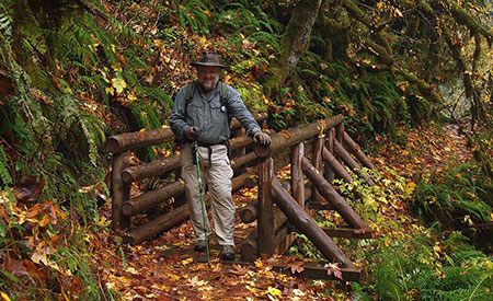 Taking in the fall colors at Butte Creek