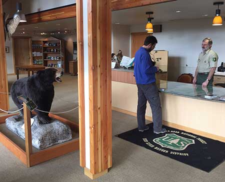 Watch out… bears lurk behind posts in the new facility!