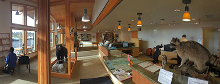 The new center elegantly packs a lot into a modest space