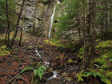 Warren Falls lives! Well, occasionally… during the wettest winter storms