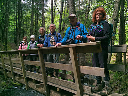Gorge Friends hike at Warren Creek in April
