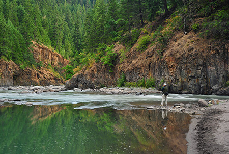 Hood River Confluence at Punchbowl Park (photo by Peter Marbach)