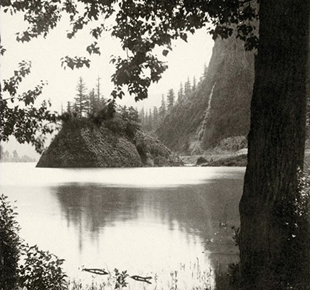 "Echo Bay, Columbia River" by Frank J. Haynes (1885)
